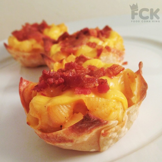 Bacon Mac + Cheese Goblets